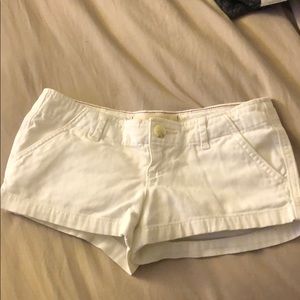 Hollister white shorts